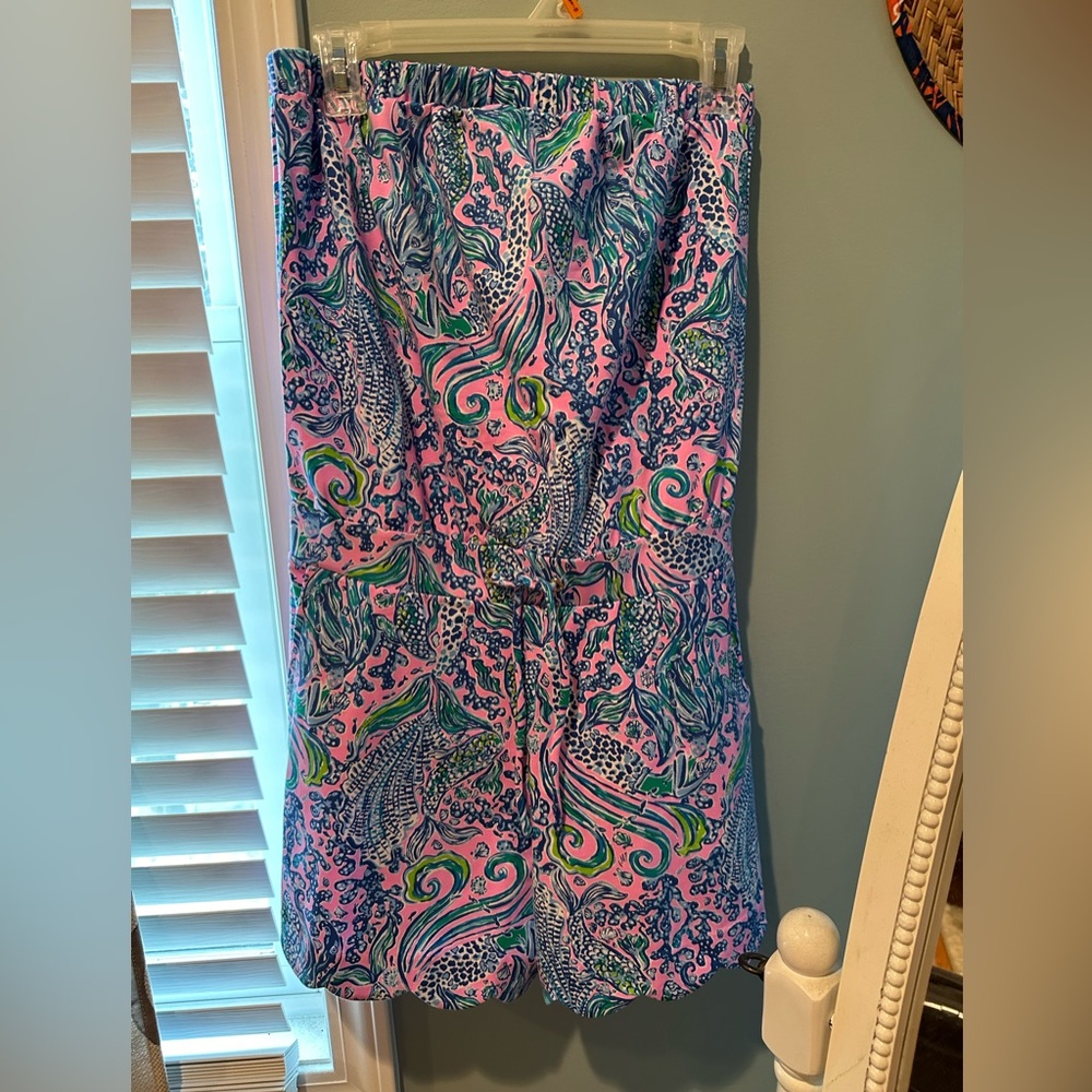 NWT lilly Pulitzer strapless romper